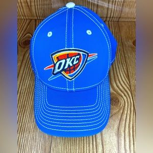 Oklahoma City OKC Thunder NBA Basketball Adidas Flex Fit Hat Cap Size Large / XL